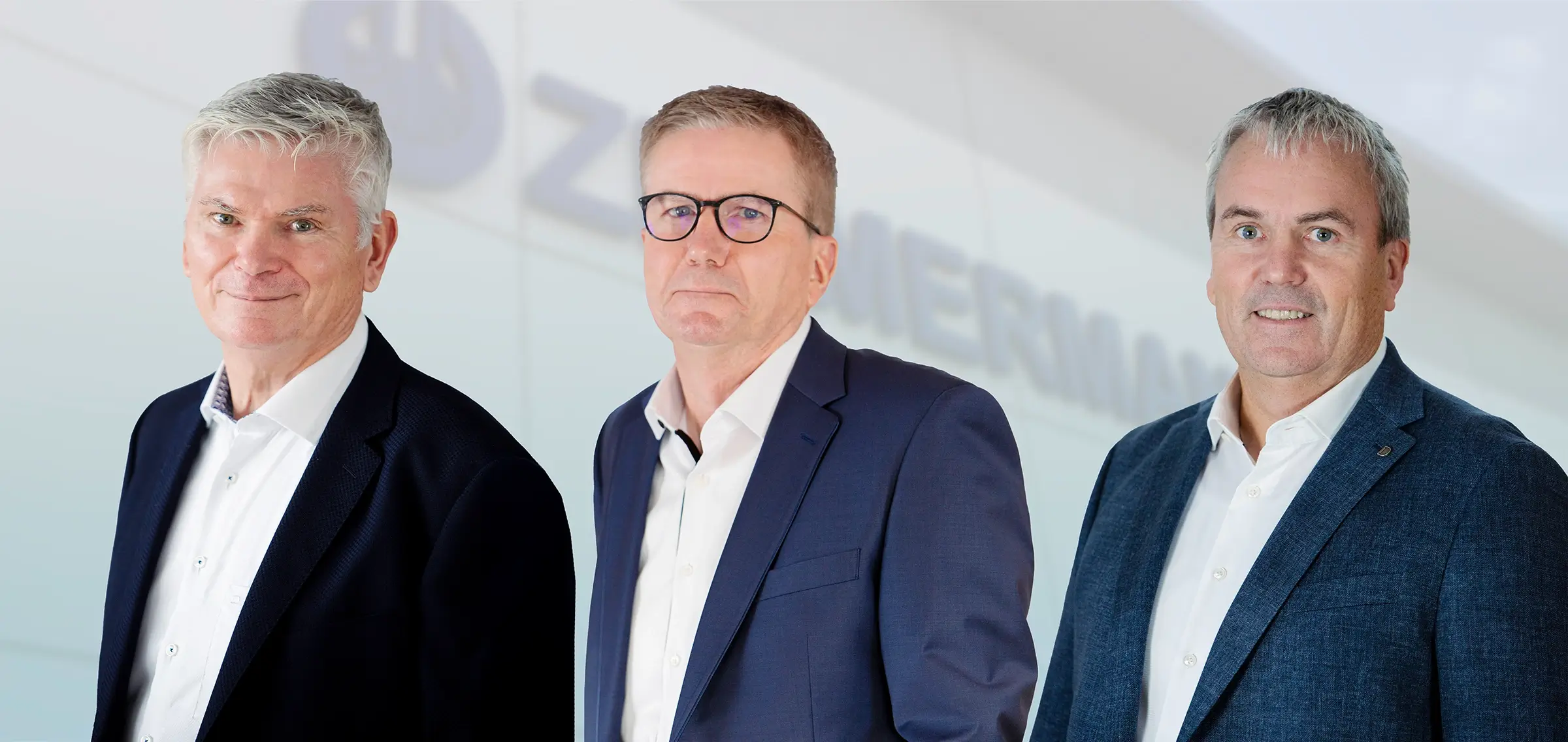 Gerhard, Eberhard und Reinhard Zimmermann, die 2. Generation der Unternehmensgruppe