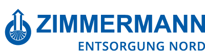 Zimmermann Logo Entsorgung Nord Blau