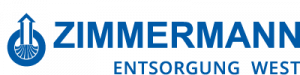 Zimmermann Logo Entsorgung West Blau