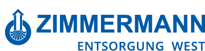 Zimmermann Logo Entsorgung West Blau
